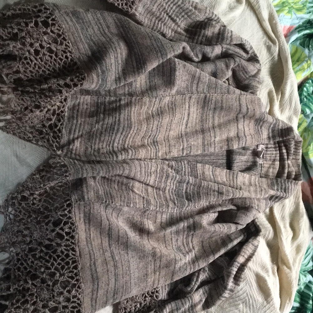 Open front cardigan